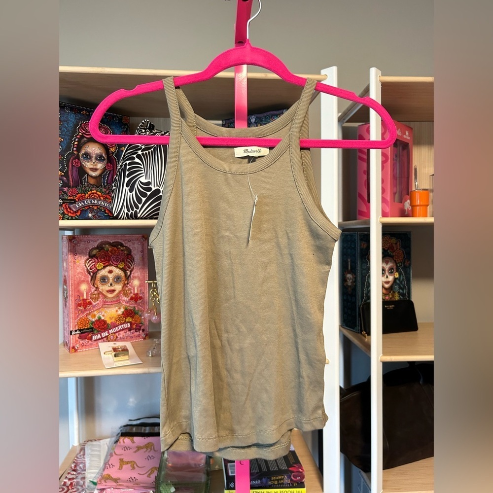 Madewell Olive Green Women's Tank Top nwt